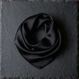 Love Leaves Marks Silk Scarf