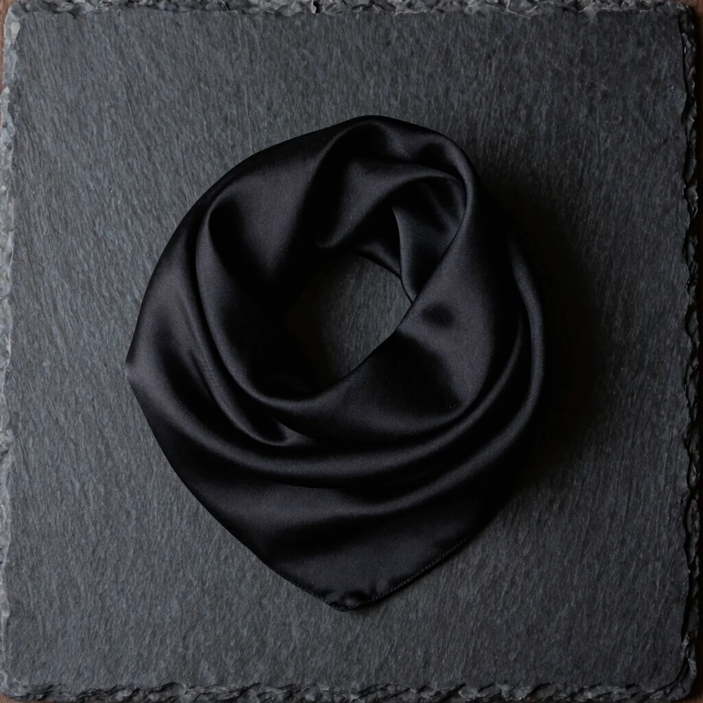 Love Leaves Marks Silk Scarf